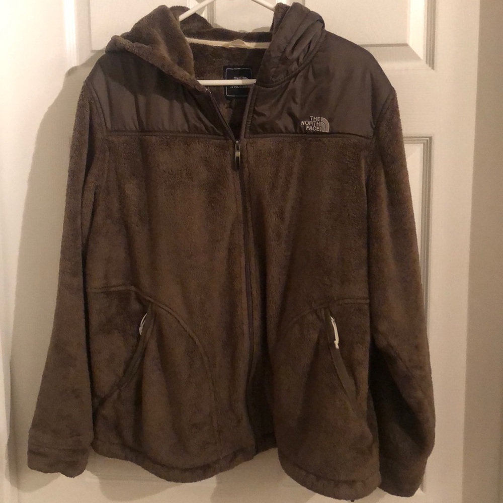 The north face oso brown hoodie jacket Denali